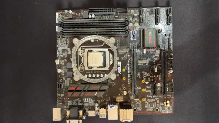 Placa mãe + processador