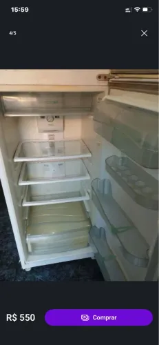 Geladeira semi nova