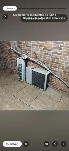 Ar condicionado 12 BTUs, não está gelando