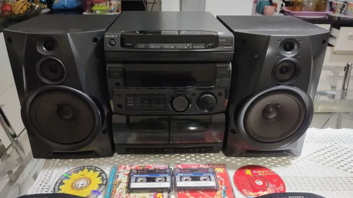 Aparelho de som Mini Micro system Sony fh g33av Aiwa Philips gradiente jvc cce Sharp 