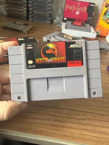 Mortal Kombat Snes super Nintendo 