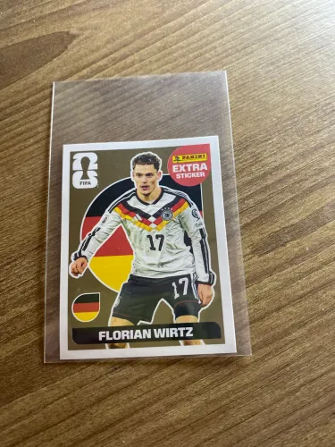 Figurinha extra legend dourada do Florian wirtz, copa de 2026