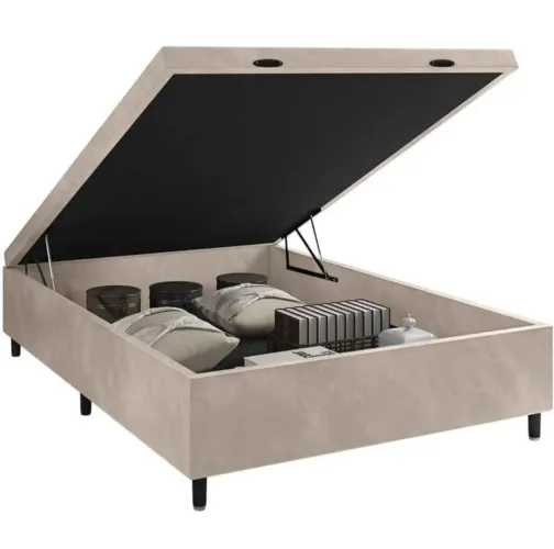 CAMA BOX BAÚ CASAL PROMOÇÃO