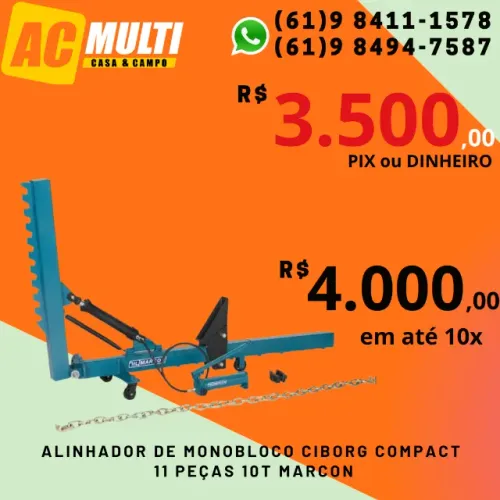 Alinhador de Monobloco ciborg COMPACT 11 peças 10T MARCON