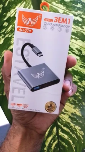 Adaptador USB C para HDMI + USB 3.0