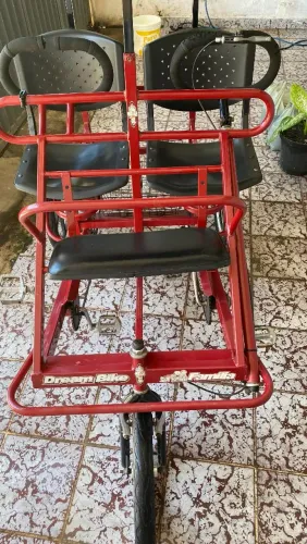 Bicicleta triciclo familiar