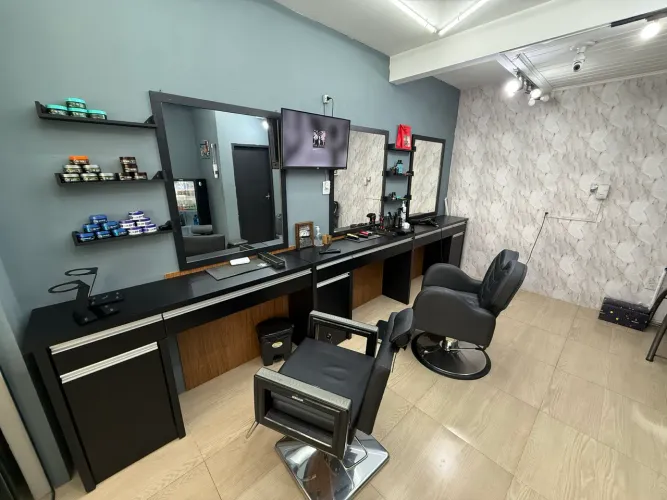 Bancada para barbearia 