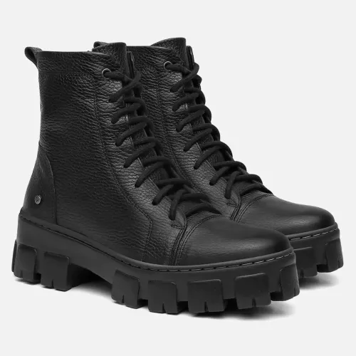Bota Coturno Couro Vittal