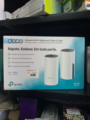 Roteador Tp-link Deco M4 Kit C/2 Mesh Archer Ac1200 Gigabit produto novo/lacrado
