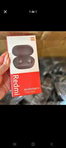 Fone Bluetooth lacrado.