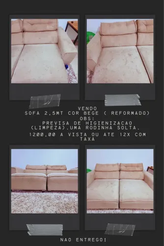 Vendo sofá 3 lugares
