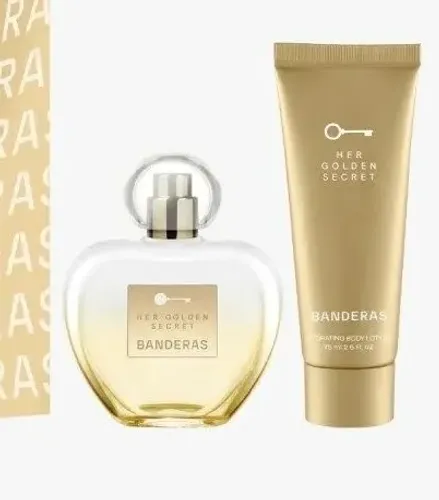 Kit Perfume Her Golden Secret 80 ml e Desodorante Spray Banderas 150 ml feminino