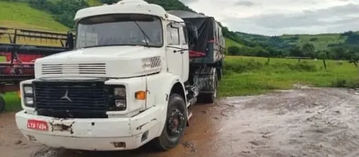 Mercedes-Benz 1934 4x2 + Carreta LS graneleiro Noma 1994