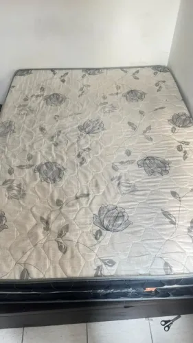 Cama box Baú + colchão - Fogão 4 bocas de Mesa
