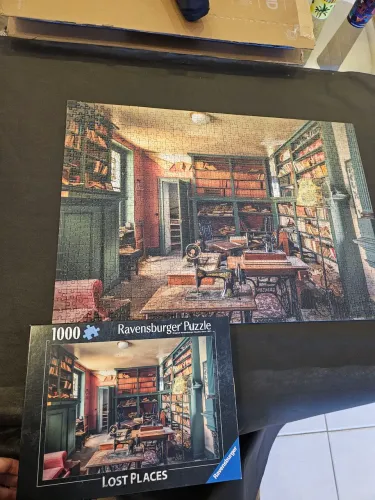 Quebra cabeça Ravensburger- Lost Places 1000 peças (completo)