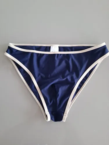 Sunga Asa Delta Cavada Azul com Vies Off White M Nova