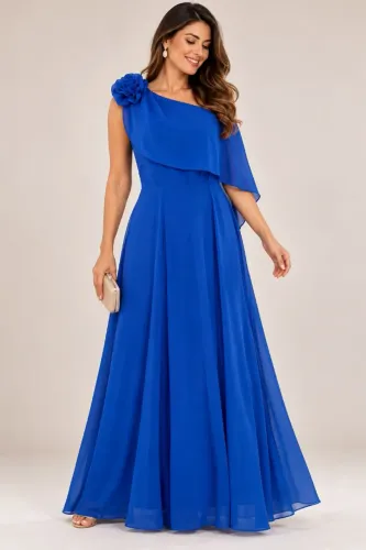 Vestido de Festa Azul Royal - Elegante e Sofisticado | R$ 598