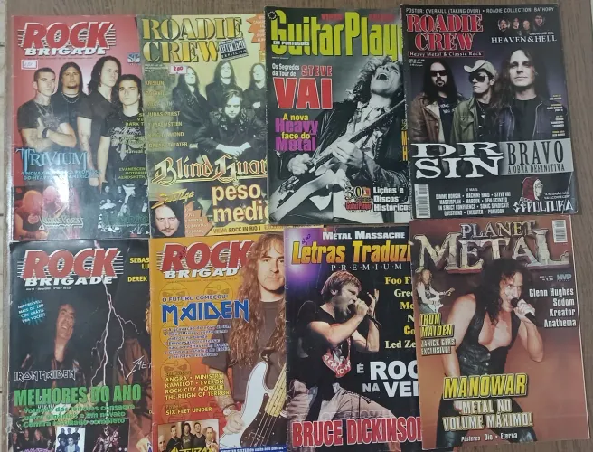 Revistas de rock lote