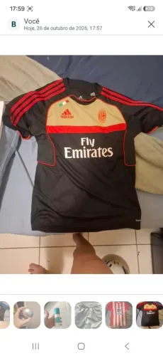 Camisa milan original temp 10/11