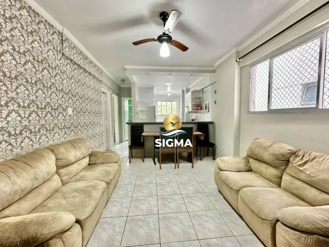 Apartamento com 2 dormitórios para alugar, 65 m² por R$ 3.000,00/mês - Pitangueiras - Guar