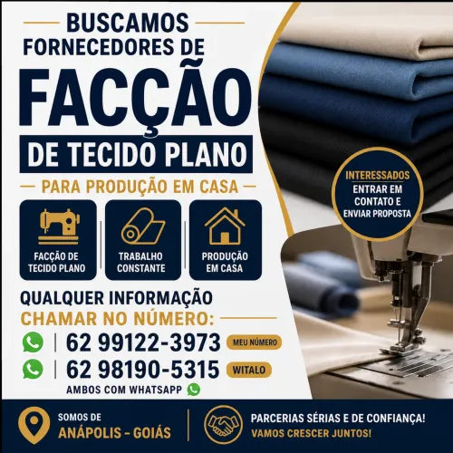 Facção de Tecido Plano