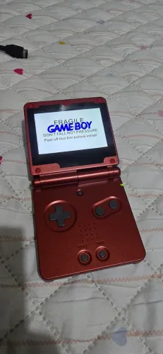 Game boy advance sp ips vermelho