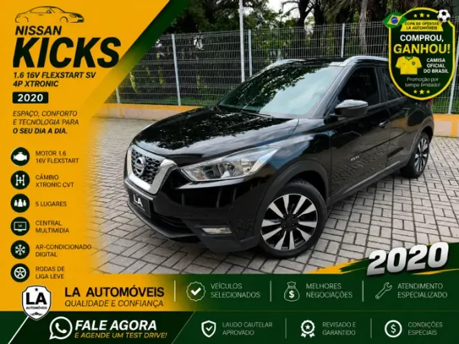 Nissan Kicks SV 1.6 16V Flexstar 5P Aut. 2020