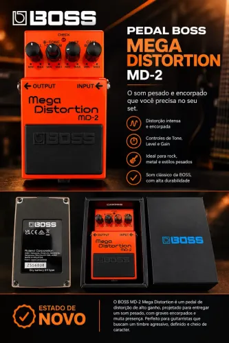 Pedal BOSS Mega Distortion MD-2