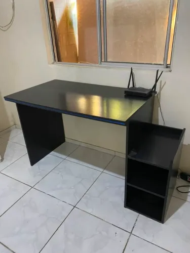 MESA GAMER ESCRIVANINHA PRETA