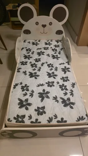 Cama Infantil Montessoriana de Urso com Colchão