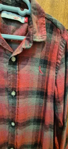 Camisa xadrez infantil