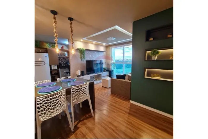 Apartamento 3 quartos mobiliado para locação no Palm Village Acqua - Muro Alto - PE