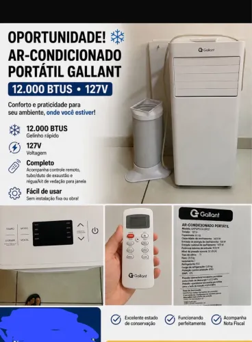 Vendo ar-condicionado portátil