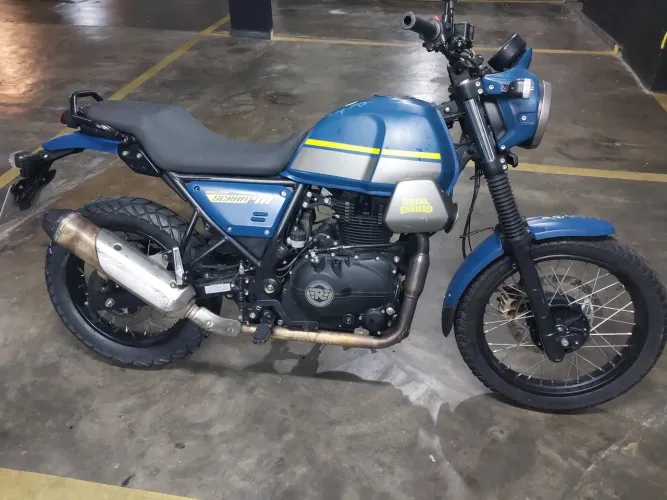 Moto royal enfield scram 2023 troca por honda, yamaha, bmw, dafra.