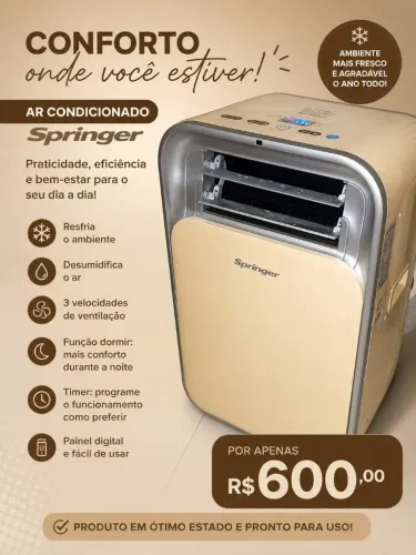 Ar condicionado portátil 12000 BTU