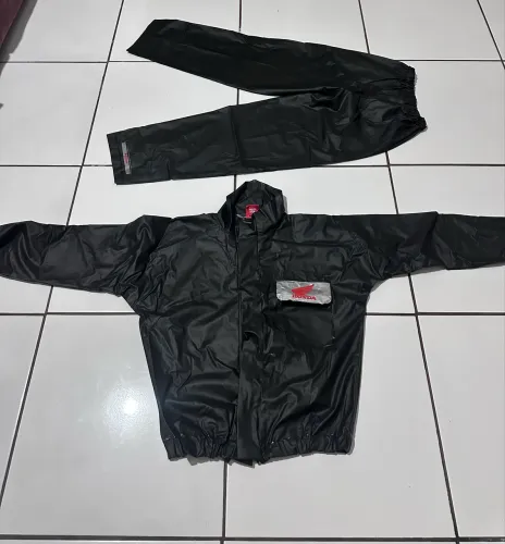 Conjunto Capa De Chuva Pantaneiro Honda Original - Tamanho G / Seminovo