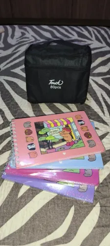 Kit 80 Canetinhas + 1 Livro Bobbie Goods