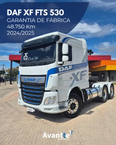 DAF XF FTT 530 2024/2025 - 6x4 - BAIXISSIMO KM - 48.750