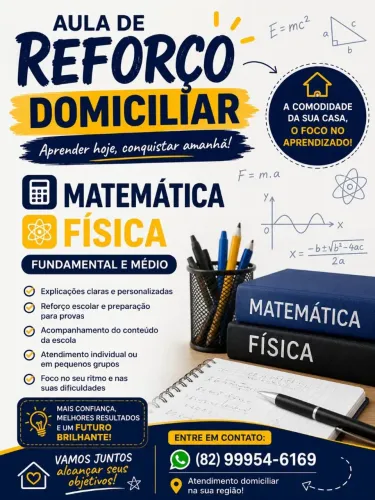 Aula de Reforço Domiciliar