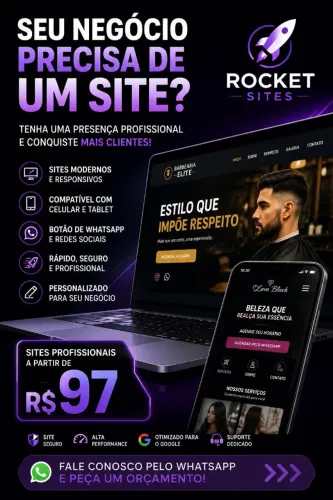Criação de Site Profissional para Empresas ? R$ 97 ?