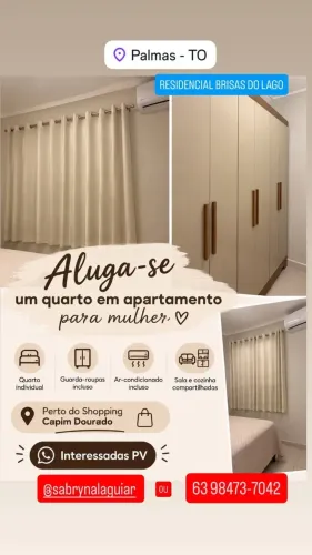 Alugo quarto para mulher - Ótima oportunidade