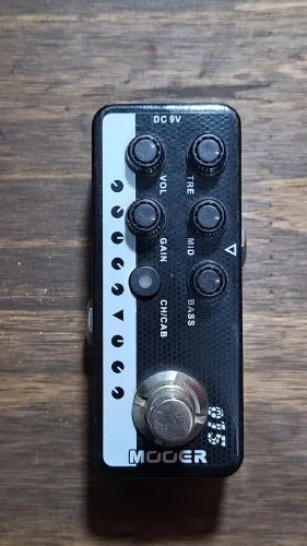 Pedal Mooer 015 Brown Sound Pré Amp EVH 5150 High Gain