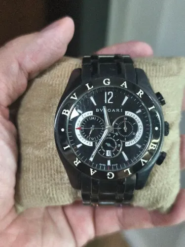 Relógio Bvlgari todo funcional