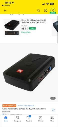 Subwoofer slim Jbl