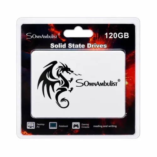 SSD 120GB SATA III 2,5 Leitura 500MB/s Gravação 400MB/s Novo
