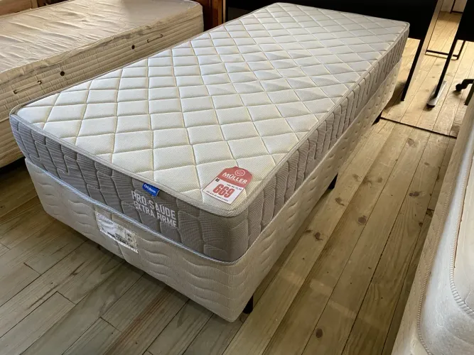 Cama box de solteiro Ortobom