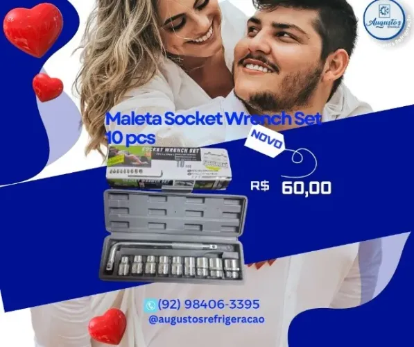 Vendo maleta socket set 10 pcs