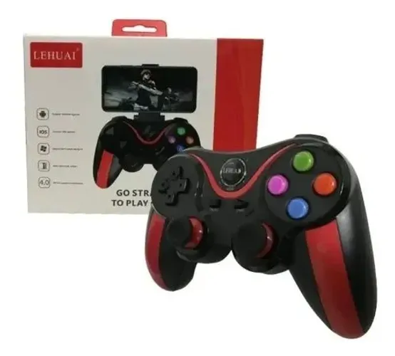 Controle Bluetooth Joystick P/ Celular, Android, Pc e Tv Lehuai Novo Na Caixa 