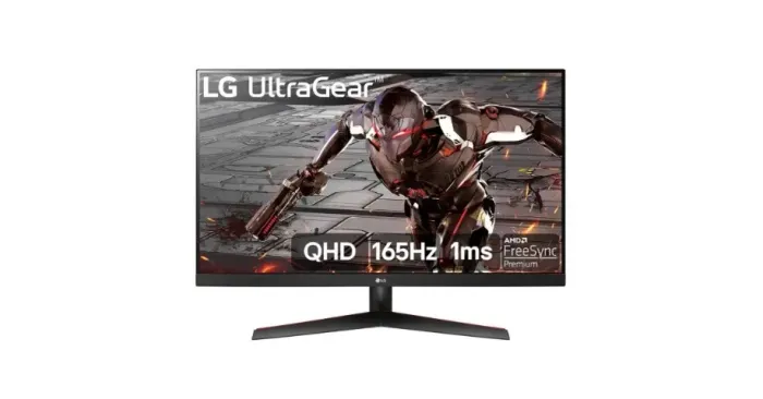 Monitor Gamer, LG UltraGear, 32" QHD, 165Hz, 1ms (MBR) HDR10, FreeSync Premium