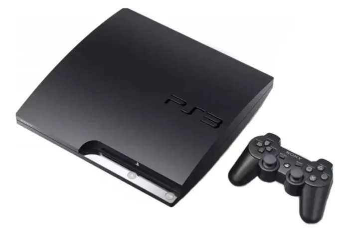 Ps3 com ssd 512gb da mancer,bancada de carregamento para controles e 3 controles+hd